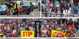 Fiesta militar de Trump queda opacada por homicidios y protestas masivas en EE.UU.