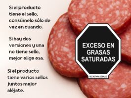 ¿Qué significa el sello de “Exceso en Grasas Saturadas” en México?