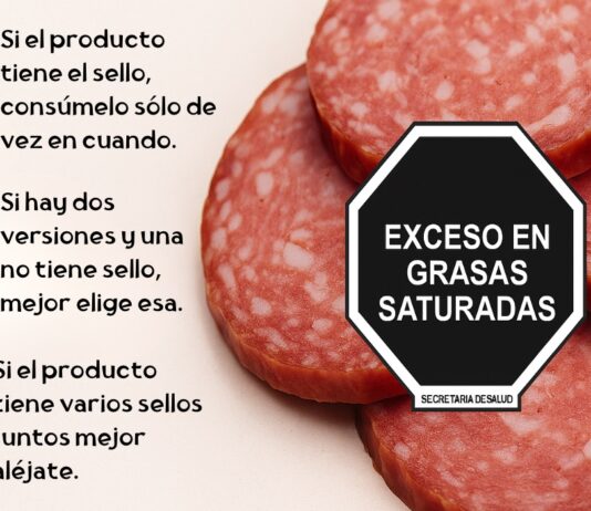 ¿Qué significa el sello de “Exceso en Grasas Saturadas” en México?