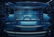 Con odio, la oposición no convence: sólo decepciona a la sociedad Set de televisión para noticiero, sin presentadores, con micrófonos y cámaras encendidas, que sugiere discurso mediático sin representación social.