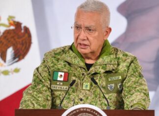 Gobierno federal detalla operativo y reacciones tras caída del líder del CJNG General Ricardo Trevilla Trejo presenta información del operativo contra el líder del CJNG durante conferencia del Gobierno de México.