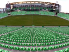 Santos, Mazatlán y Querétaro: la tabla que nadie quiere mirar Estadio Territorio Santos Modelo vacío, con gradas verdes y el campo de juego al centro, sede de Santos Laguna en Torreón.