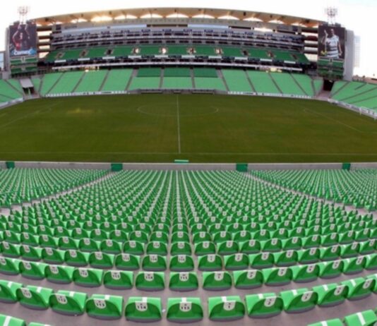 Santos, Mazatlán y Querétaro: la tabla que nadie quiere mirar Estadio Territorio Santos Modelo vacío, con gradas verdes y el campo de juego al centro, sede de Santos Laguna en Torreón.