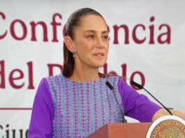 Sin pruebas, no hay caso: la posición de México ante la solicitud de extradición Presidenta de México durante conferencia oficial, abordando una postura institucional sobre una solicitud internacional sin pruebas suficientes.