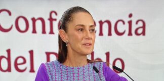 Sin pruebas, no hay caso: la posición de México ante la solicitud de extradición Presidenta de México durante conferencia oficial, abordando una postura institucional sobre una solicitud internacional sin pruebas suficientes.