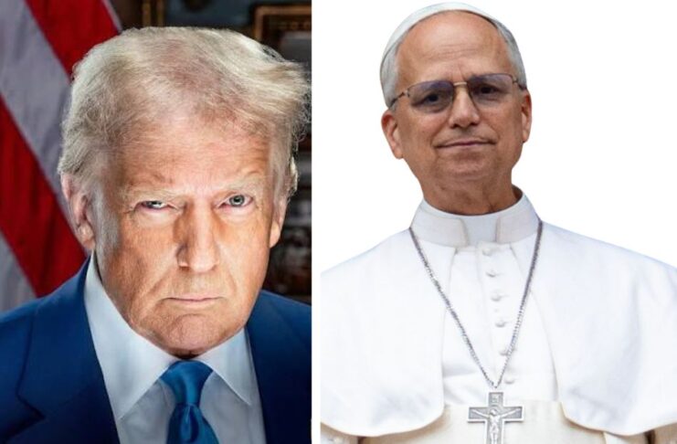 El Papa frente a la lógica de la guerra. Donald Trump lo descalifica. Donald Trump y Papa León XIV: dos personajes con posiciones encontradas ante la disyuntiva de la guerra y la paz.