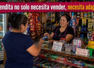 ¿Sigue siendo negocio una tiendita en México? Tienda de abarrotes en colonia mexicana con productos básicos y mostrador atendido por una persona.