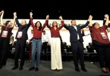 Ariadna Montiel asume Morena: “la tarea no es de escritorio, es de territorio” Ariadna Montiel pronuncia su discurso al asumir la dirigencia nacional de Morena ante militantes y dirigentes del partido.