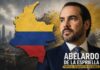 Colombia gira a la derecha, pero no abandona el debate sobre su futuro Retrato editorial de Abelardo de la Espriella en primer plano junto a un mapa de Colombia con los colores de la bandera nacional. Al fondo se aprecia una ciudad colombiana y elementos gráficos que evocan el ambiente político de la elección presidencial.