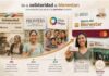 De Salinas a Sheinbaum: la evolución de los programas sociales en México Infografía que muestra una línea de tiempo con los programas Solidaridad, Prospera, Vivir Mejor y Banco del Bienestar, acompañada por imágenes de familias mexicanas beneficiarias y una flecha que representa la evolución de la política social en México.