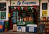 El Mundial también se juega en la tienda de la esquina: cómo aprovechar la temporada futbolera para vender más Tiendita mexicana decorada con motivos futboleros, exhibición de refrescos, botanas, hielo y productos para reuniones durante el Mundial 2026.
