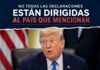 Cuando Trump habla de México, no siempre le habla a México Donald Trump durante una declaración oficial en la Casa Blanca, sentado frente a su escritorio mientras aborda temas relacionados con México, Canadá y la seguridad fronteriza.