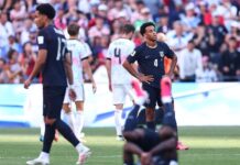 Bélgica respondió en la cancha: eliminó a Estados Unidos tras la polémica por la intervención de Trump Jugadores de Estados Unidos permanecen cabizbajos al finalizar el partido en el que Bélgica los derrotó 4-1 en los octavos de final del Mundial 2026.