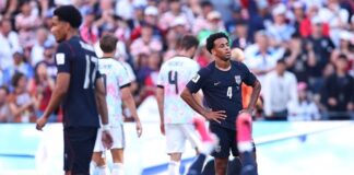 Bélgica respondió en la cancha: eliminó a Estados Unidos tras la polémica por la intervención de Trump Jugadores de Estados Unidos permanecen cabizbajos al finalizar el partido en el que Bélgica los derrotó 4-1 en los octavos de final del Mundial 2026.