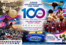 Los Juegos Centroamericanos y del Caribe cumplen cien años y siguen siendo una de las grandes competencias deportivas del continente Collage conmemorativo por los 100 años de los Juegos Centroamericanos y del Caribe, con atletas de distintas disciplinas, delegaciones de México y Cuba, el estadio de Santo Domingo 2026, la mascota oficial y el emblema del centenario.