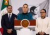 Sheinbaum exige aclarar presunta participación del FBI en captura de “El Mayo” Zambada; “el tema es quién mintió”, afirma Claudia Sheinbaum, Rosa Icela Rodríguez y Omar García Harfuch durante la conferencia matutina en la que el Gobierno de México anunció nuevas gestiones para esclarecer la posible participación del FBI en el traslado de Ismael “El Mayo” Zambada.