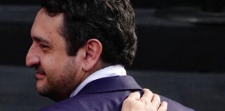Una visa que se convierte en instrumento político Andrés Manuel López Beltrán durante un acto público en México.