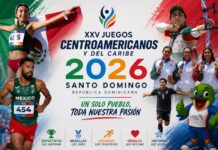 México entra a la recta final de los Centroamericanos 2026 con un nuevo objetivo: romper sus propios récords Composición gráfica con atletas mexicanos de atletismo, tiro con arco y fútbol, junto con medallistas y la mascota oficial de los Juegos Centroamericanos y del Caribe Santo Domingo 2026.
