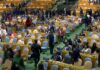 Netanyahu habló, y muchos países le dieron la espalda por atrocidades al pueblo palestino Delegados abandonan el salón de la Asamblea General de la ONU durante el discurso de Benjamín Netanyahu.