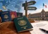 Nacionalidad única para gobernar: lo que cambia con la reforma constitucional Pasaporte mexicano junto a pasaportes extranjeros y un documento de renuncia a la nacionalidad, como representación de la reforma sobre nacionalidad única para gobernar.